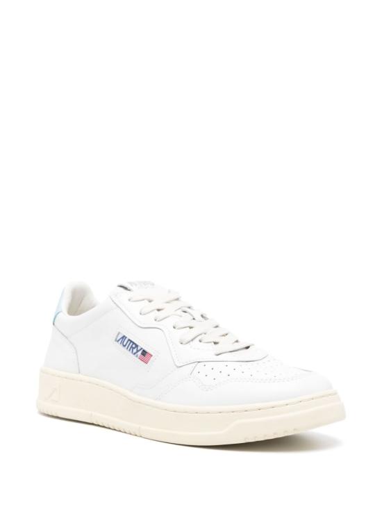  오트리 메달리스트 로우 스니커즈 AULM LL64 WHITE LIGHT BLUE DOM - AUTRY