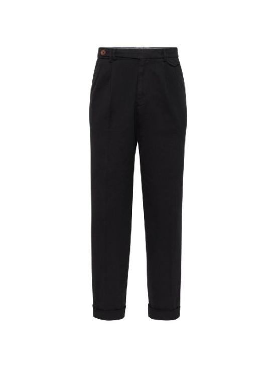  브루넬로 쿠치넬리 스트레이트 팬츠 M252DE1920 C101 DOM