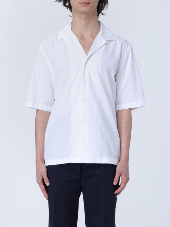  라르디니 반팔 셔츠 EQBRODYEQC1787100 WHITE DOM