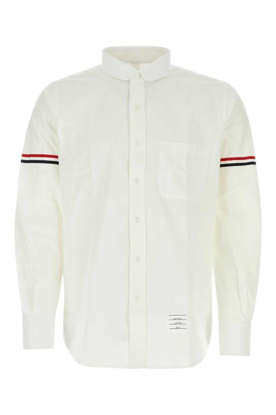  톰브라운 긴팔 셔츠 MWL393O00572100 WHITE DOM