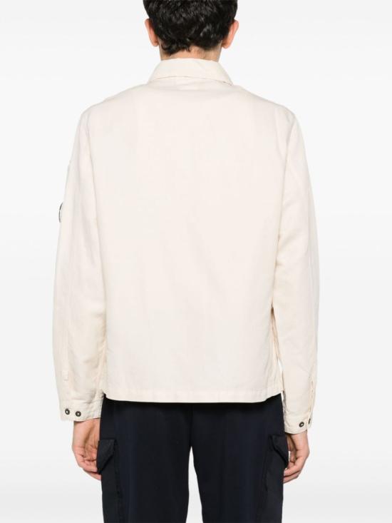  씨피 컴퍼니 긴팔 셔츠 16CMOS277A006273G402 PISTACHIO SHELL DOM - C.P. COMPANY