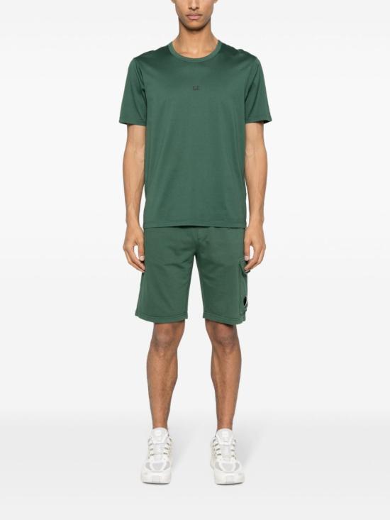  씨피 컴퍼니 반팔 티셔츠 16CMTS088A006374G649 DUCK GREEN DOM - C.P. COMPANY