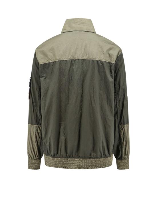  스톤 아일랜드 로고 나일론 라이트웨이트 봄버 자켓 801541920V0059 DARK GREEN DOM - STONE ISLAND