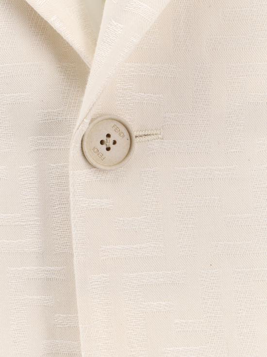  펜디 수트 자켓 FJ0768AR94F1MTI WHITE DOM - FENDI