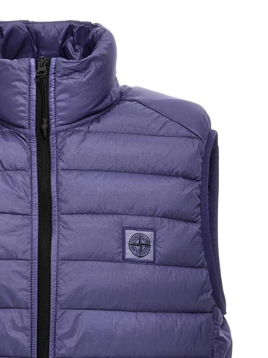  스톤 아일랜드 100 Gr 퀼팅 베스트 8015G0524V0047 LAVENDER DOM - STONE ISLAND