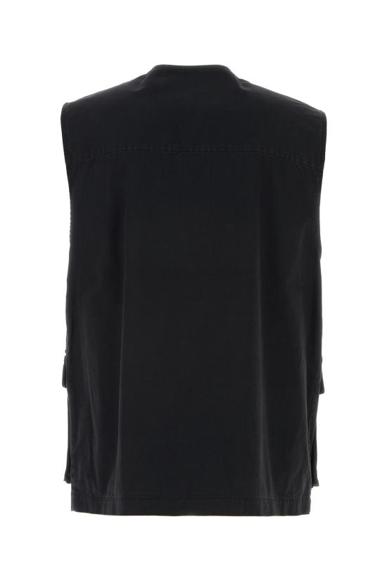  칼하트 WIP 베스트 I032980894G BLACK HEAVY ENZYME WASH DOM - CARHARTT WIP