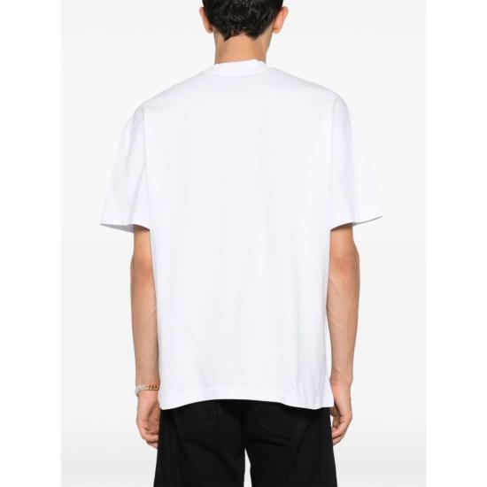  엠에스지엠 반팔 티셔츠 3640MM13124700201 WHITE DOM - MSGM