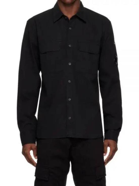  씨피 컴퍼니 긴팔 셔츠 16CMSH301A005415G999 BLACK DOM