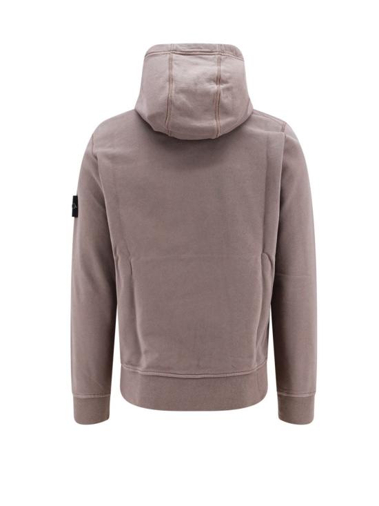  스톤 아일랜드 후드 티셔츠 801564151V0092 DOVE GREY DOM - STONE ISLAND
