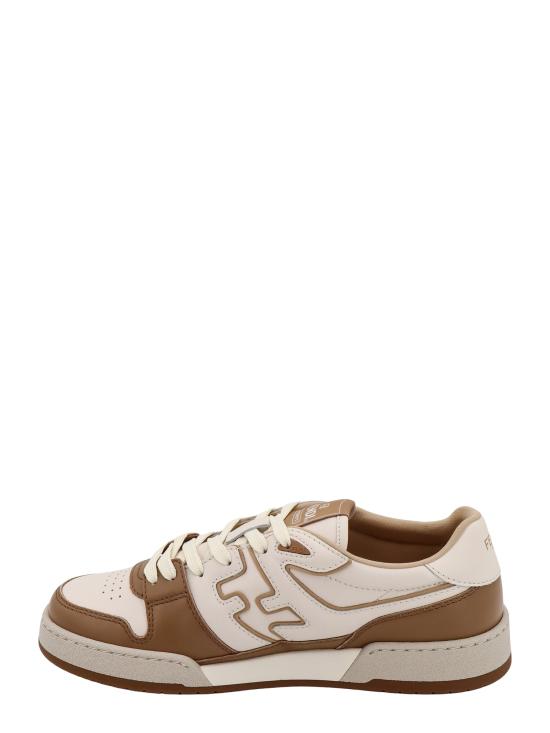  펜디 매치 레더 로우탑 스니커즈 7E1643 AOMN F1NJ1 BROWN DOM - FENDI
