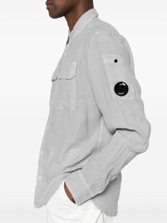  씨피 컴퍼니 긴팔 셔츠 16CMSH301A005415G913 DRIZZLE DOM - C.P. COMPANY