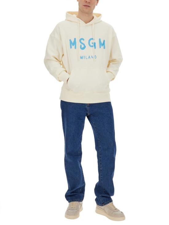  엠에스지엠 후드 티셔츠 3640MM51524700002 IVORY DOM - MSGM