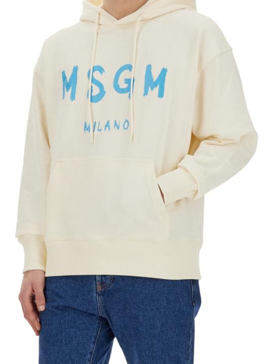  엠에스지엠 후드 티셔츠 3640MM51524700002 IVORY DOM - MSGM