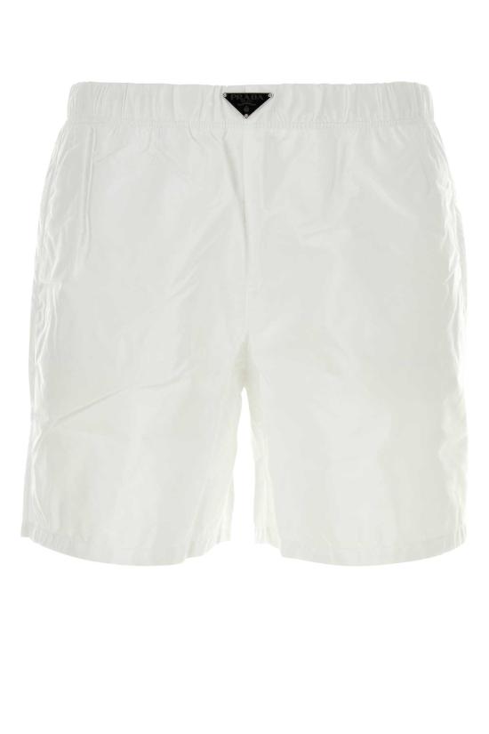 25SS 프라다 스윔팬츠 UB372SOOO1WQ9F0009 WHITE DOM