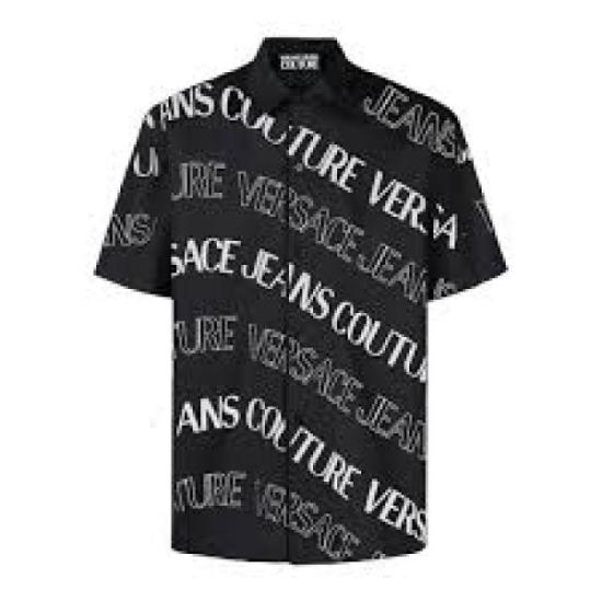  베르사체 반팔 셔츠 76GAL212NS405899 BLACK DOM