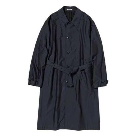  오라리 코트 A24SC01FP BLACK CHAMBRAY DOM