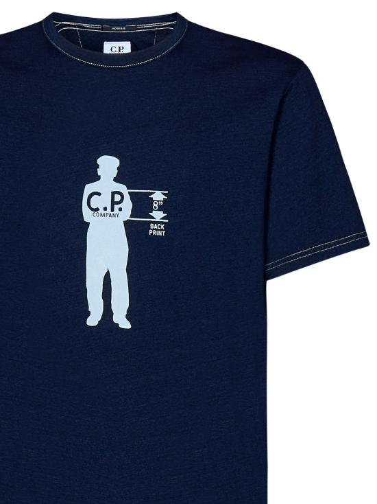  씨피 컴퍼니 반팔 티셔츠 16CMTS171A 110056W D11 STONE BLEACH DOM - C.P. COMPANY
