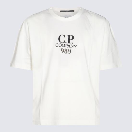  씨피 컴퍼니 반팔 티셔츠 16CMTS231A 005697G 103 GAUZE WHITE DOM