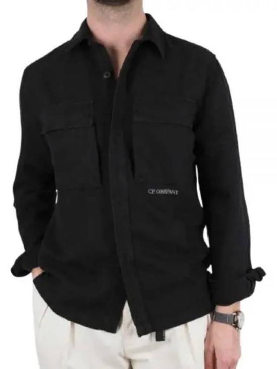  씨피 컴퍼니 긴팔 셔츠 16CMSH159A006501G999 BLACK DOM