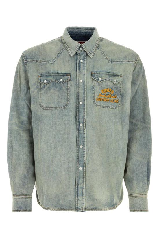  겐조 데님 셔츠 FE55DC4136E8DY DOM