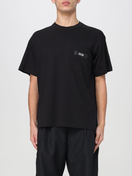  베르사체 반팔 티셔츠 76GAHE05 CJ00E 899 BLACK DOM