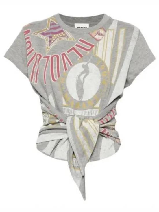  이자벨마랑 반팔 티셔츠 TS0149HC B1N15H 02GY GRAY DOM