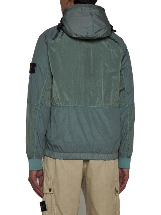  스톤 아일랜드 자켓 801542020V0052 LIGHT GREEN DOM - STONE ISLAND
