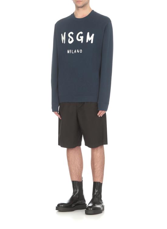  엠에스지엠 긴팔 티셔츠 3640MM51324700089 NAVY DOM - MSGM
