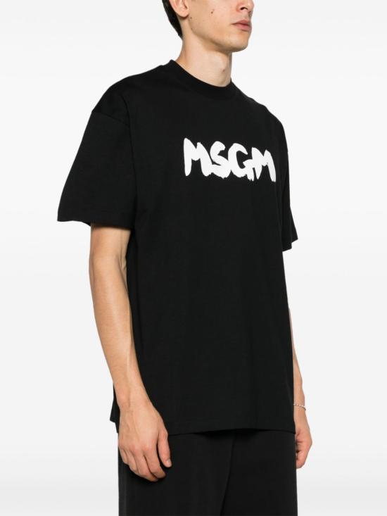  엠에스지엠 반팔 티셔츠 3640MM13124700299 BLACK DOM - MSGM