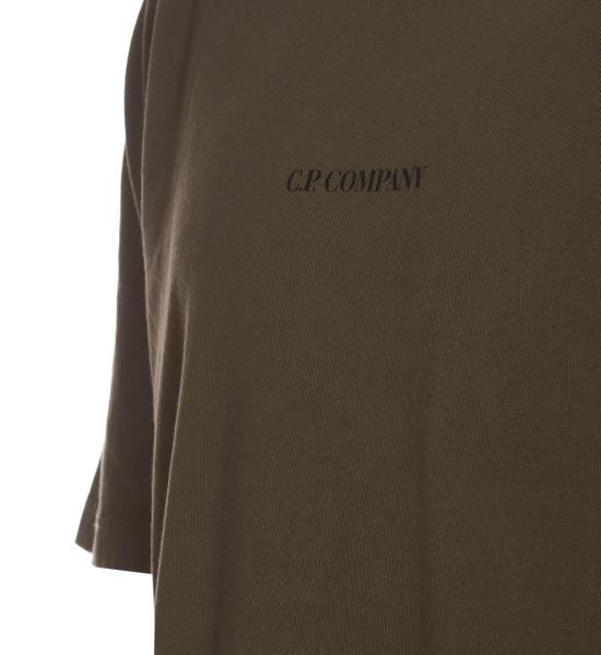  씨피 컴퍼니 반팔 티셔츠 16CMTS085A 005431G 683 IVY GREEN DOM - C.P. COMPANY