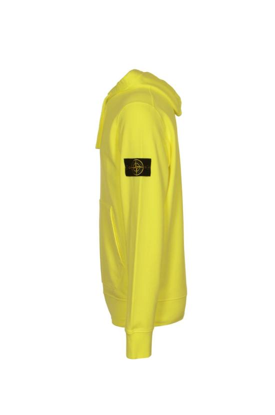 스톤 아일랜드 후드 티셔츠 801564151V0F30 YELLOW DOM - STONE ISLAND