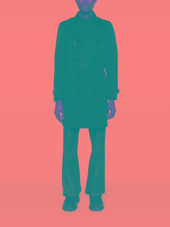  버버리 켄싱턴 헤리티지 미드랭스 트렌치 코트  8079387 DOM - BURBERRY