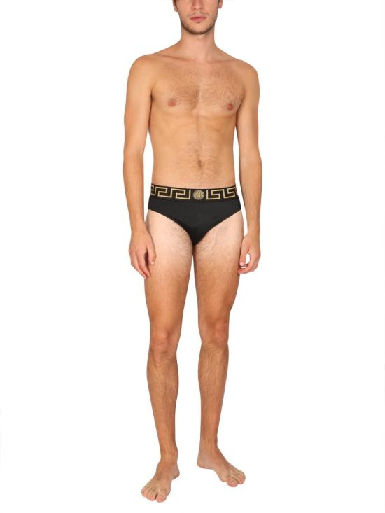  베르사체 스윔팬츠 ABU01025A232185A80G BLACK DOM - VERSACE