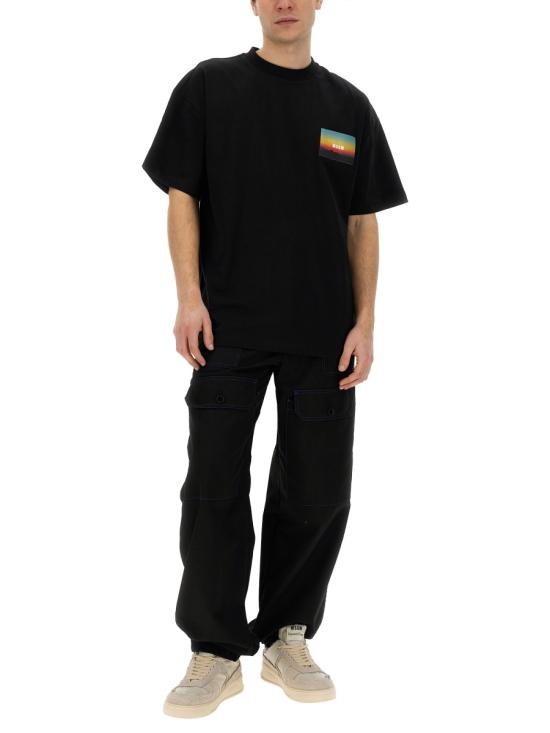  엠에스지엠 반팔 티셔츠 3640MM15424700299 BLACK DOM - MSGM