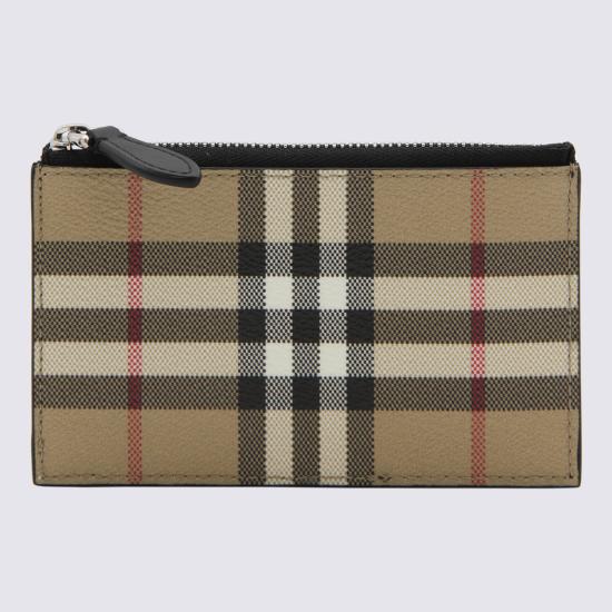  버버리 체크 카드지갑 8084166 DOM