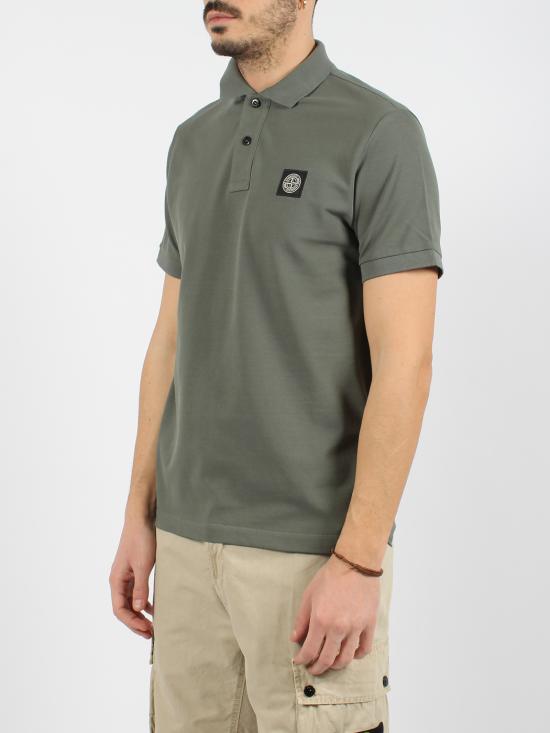 스톤 아일랜드 폴로 티셔츠 80152SC17V0059 DARK GREEN DOM - STONE ISLAND