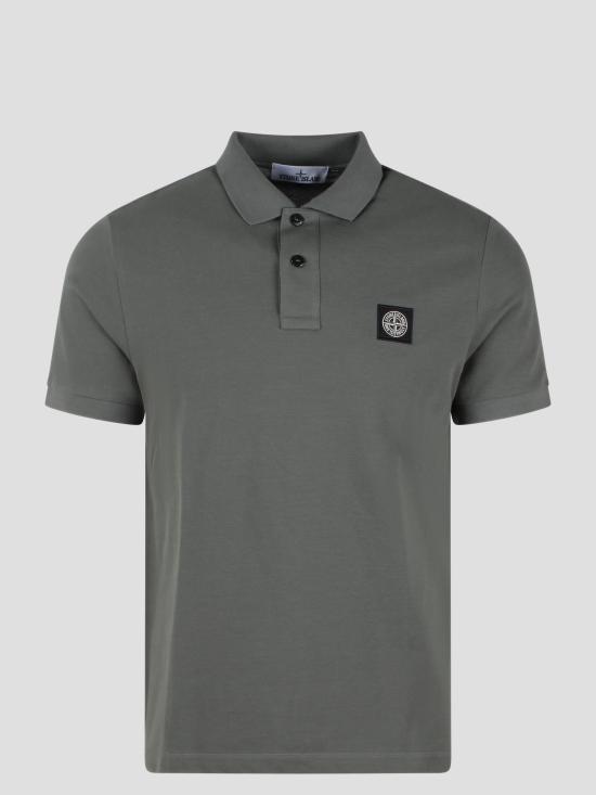  스톤 아일랜드 폴로 티셔츠 80152SC17V0059 DARK GREEN DOM