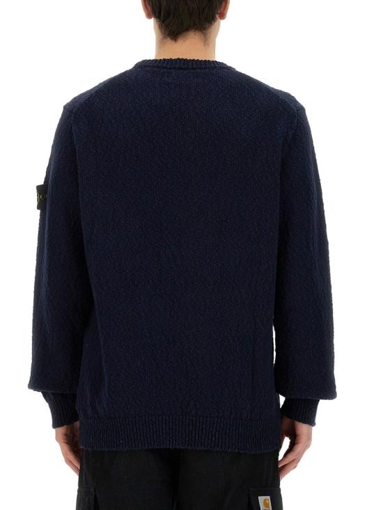  스톤 아일랜드 스웨터 8015562B1V0020 NAVY BLUE DOM - STONE ISLAND