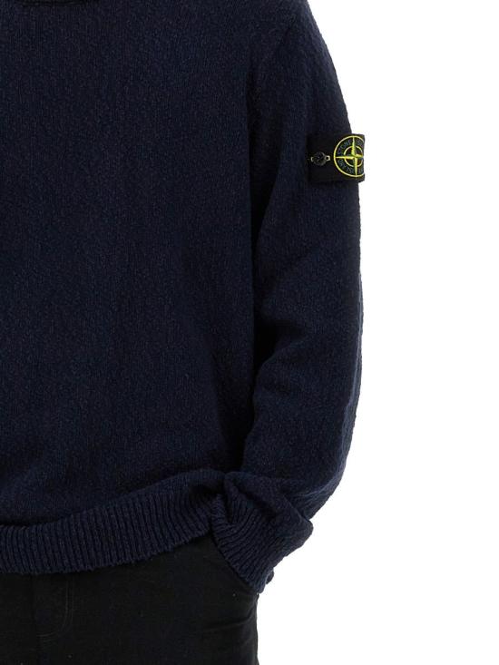  스톤 아일랜드 스웨터 8015562B1V0020 NAVY BLUE DOM - STONE ISLAND