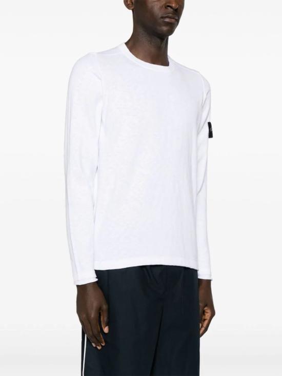  스톤 아일랜드 스웨터 8015502B0V0001 WHITE DOM - STONE ISLAND