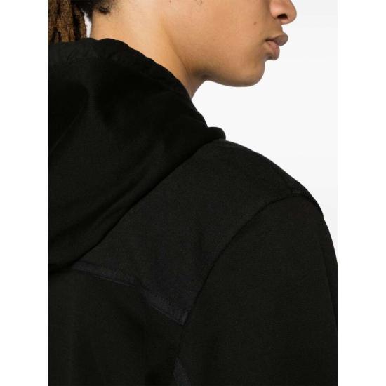  스톤 아일랜드 후드 티셔츠 801565777V0029 BLACK DOM - STONE ISLAND