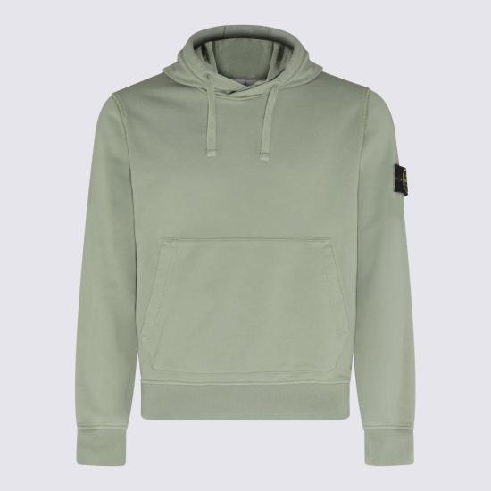  스톤 아일랜드 후드 티셔츠 801564151V0059 DARK GREEN DOM