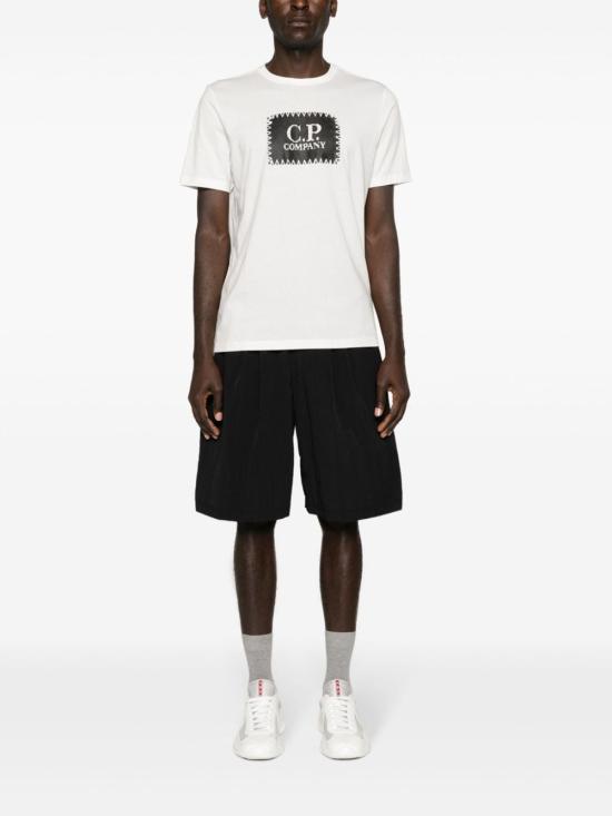  씨피 컴퍼니 반팔 티셔츠 16CMTS042A 005100W 103 GAUZE WHITE DOM - C.P. COMPANY