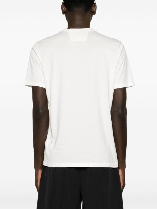  씨피 컴퍼니 반팔 티셔츠 16CMTS042A 005100W 103 GAUZE WHITE DOM - C.P. COMPANY