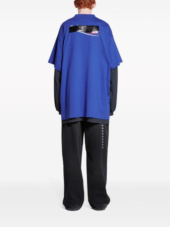  발렌시아가 반팔 티셔츠 712398 TNVG1 4019 DOM - BALENCIAGA