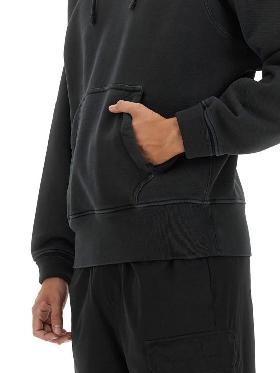  스톤 아일랜드 후드 티셔츠 791566455V0129 BLACK DOM - STONE ISLAND