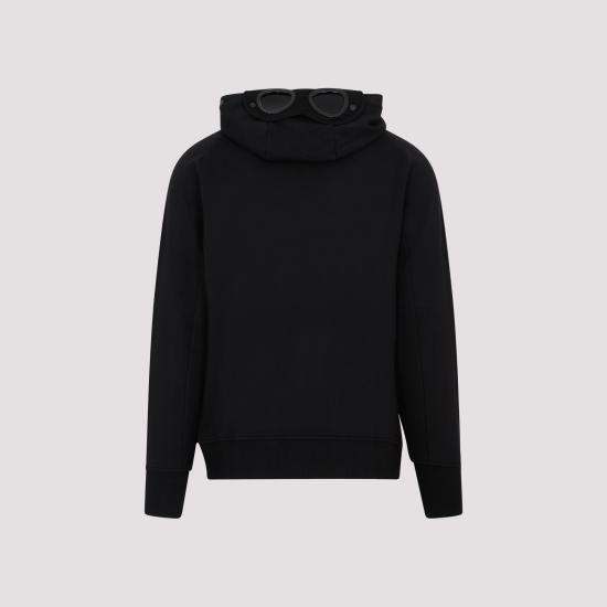  씨피 컴퍼니 후드 티셔츠 16CMSS082A005086W999 BLACK DOM - C.P. COMPANY