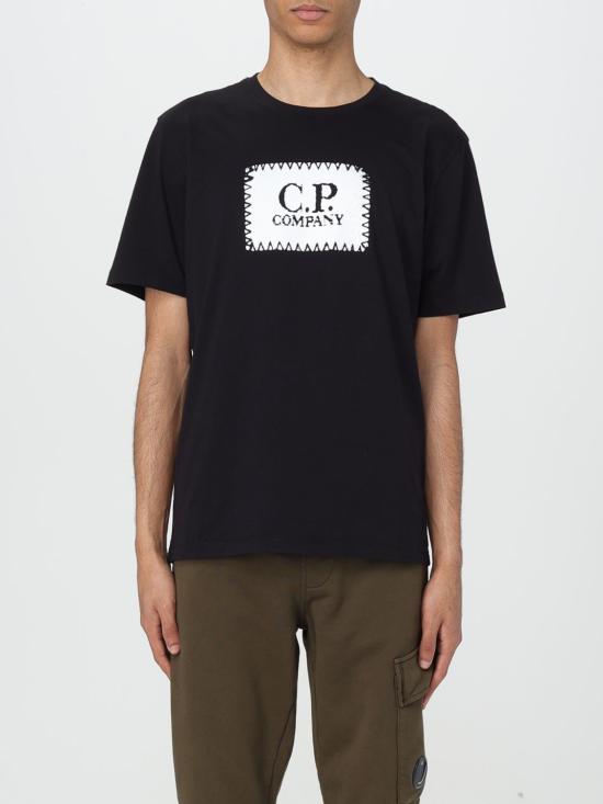  씨피 컴퍼니 반팔 티셔츠 16CMTS042A 005100W 999 BLACK DOM