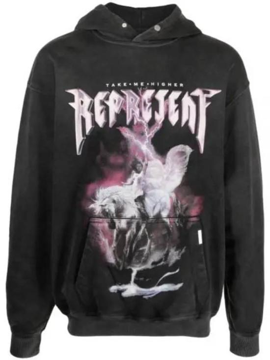  리프레젠트 후드 티셔츠 MH4018 20 DOM