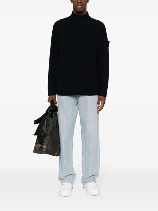  스톤 아일랜드 터틀넥 7915558FAV0020 NAVY BLUE DOM - STONE ISLAND